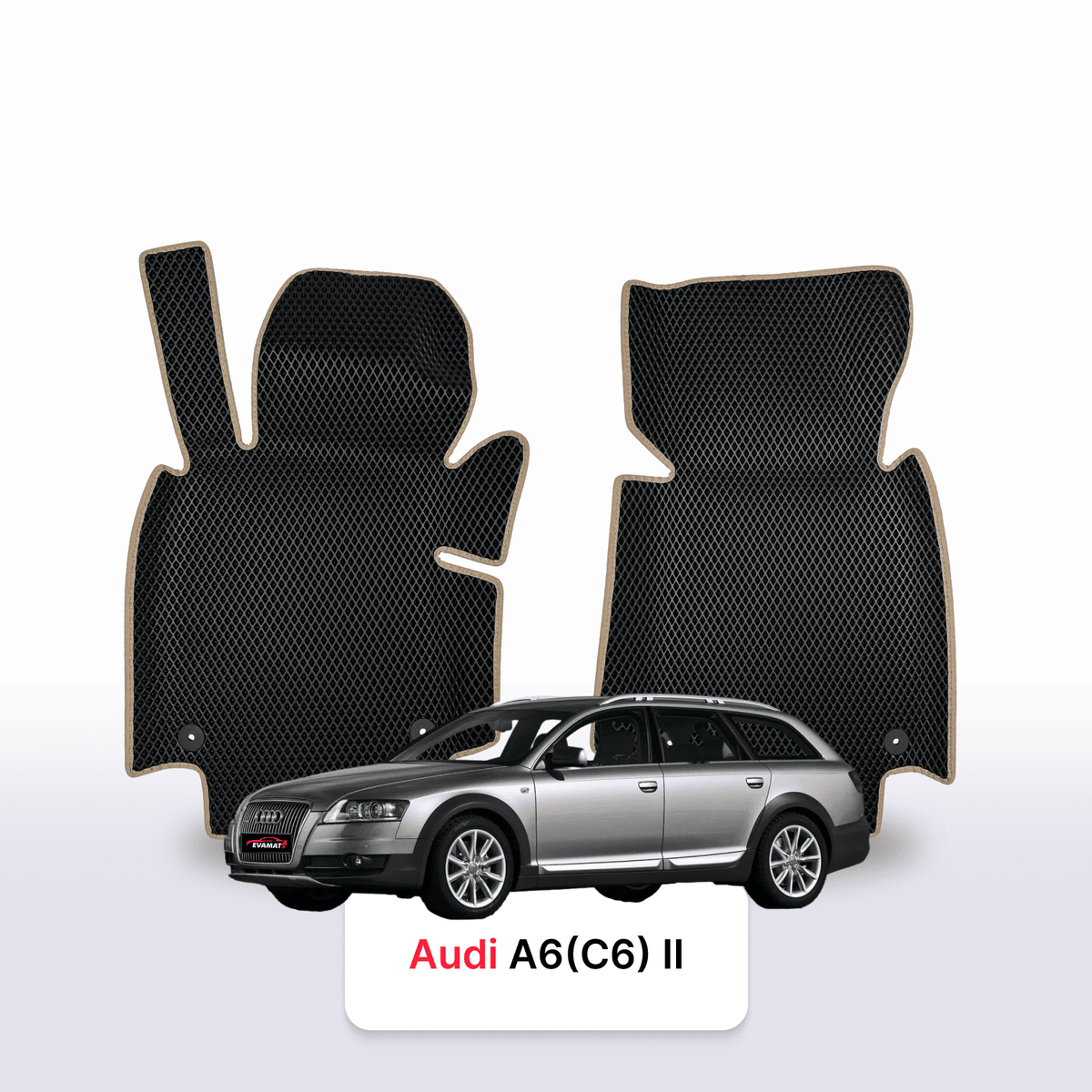 Fußmatten EVA für Audi A6 Allroad(C6) 2 gen 2006-2011 Jahr KOMBI