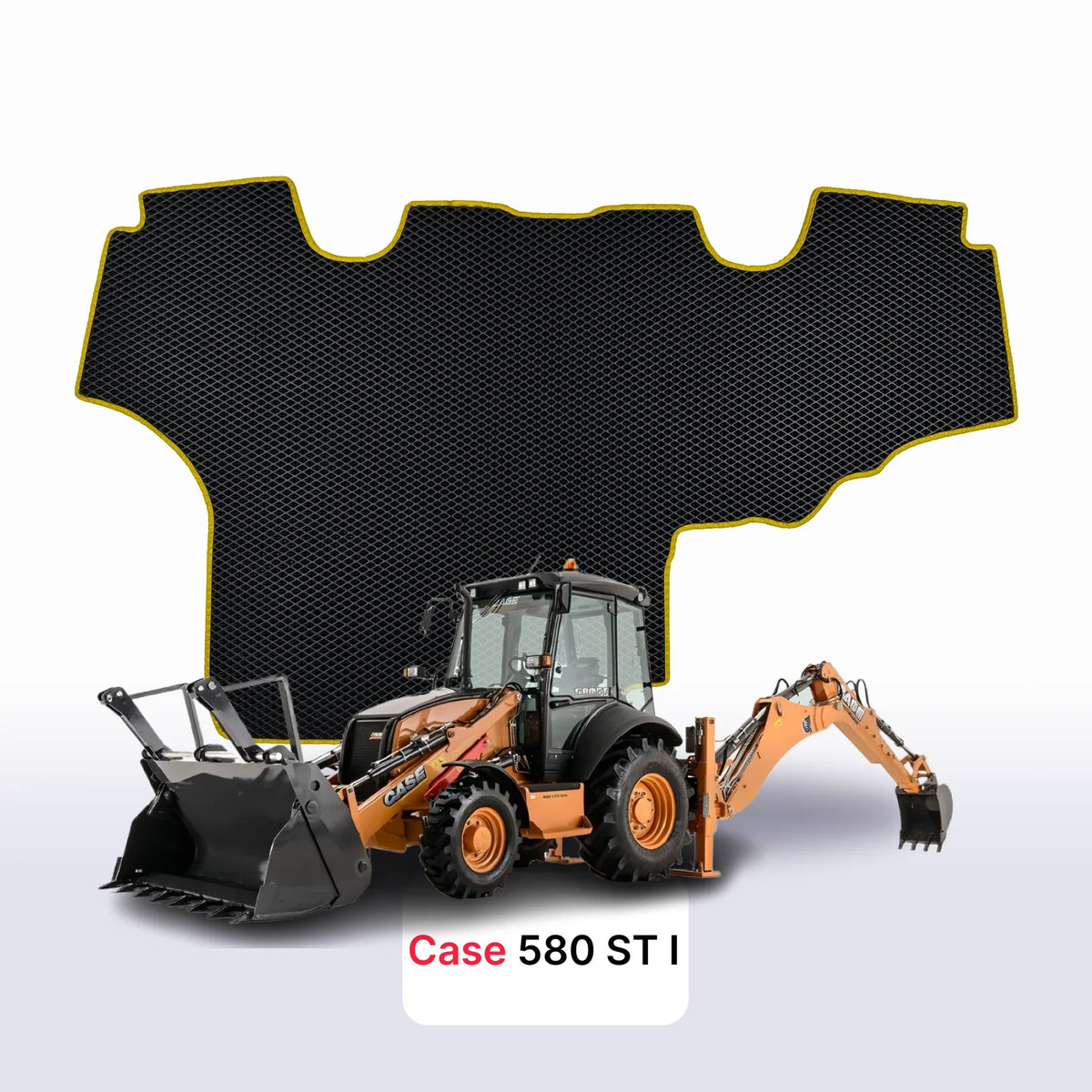 Fußmatten EVA für Case 580 st 1 gen 2012-2028 Jahr BAGGER