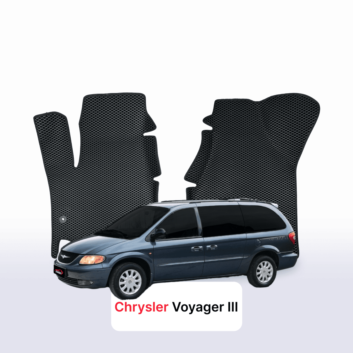 Fußmatten EVA für Chrysler Voyager 3 gen 1995-2001 Jahr MINIVAN