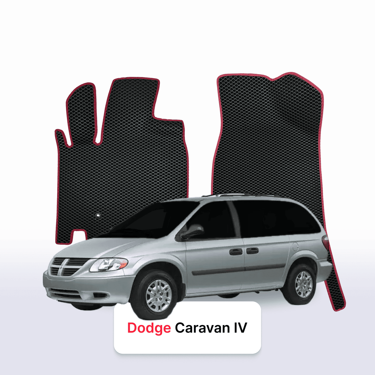 Fußmatten EVA für Dodge Caravan 4 gen 2000-2007 Jahr MINIVAN