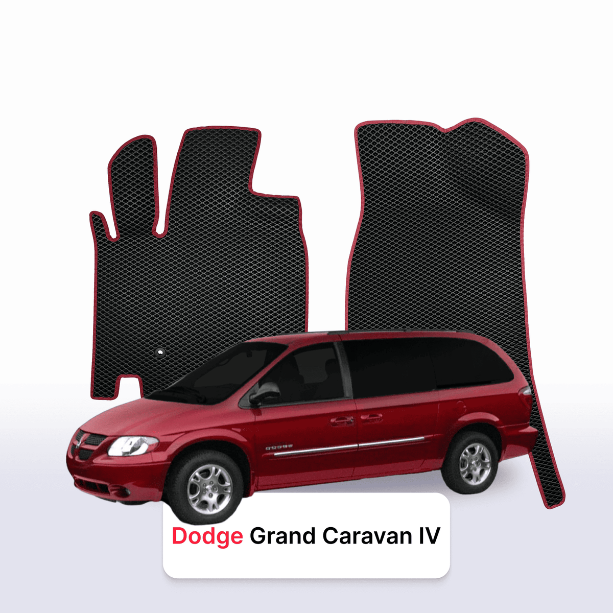 Fußmatten EVA für Dodge Grand Caravan 4 gen 2000-2007 Jahr MINIVAN