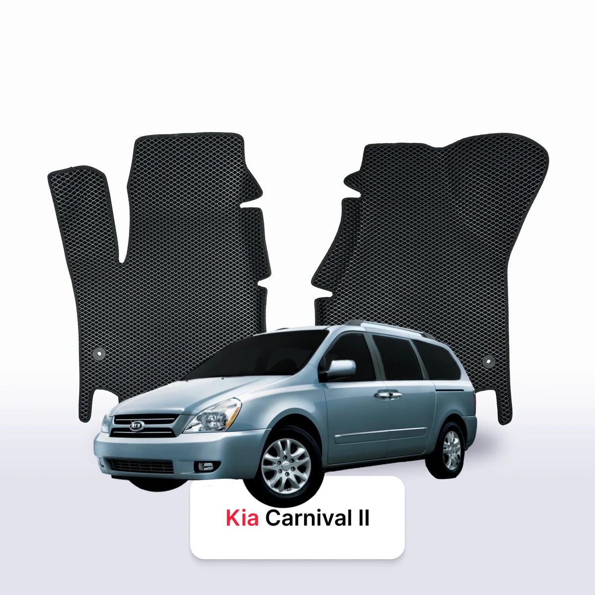 Fußmatten EVA für Kia Carnival II gen 2006-2014 Jahr MINIVAN