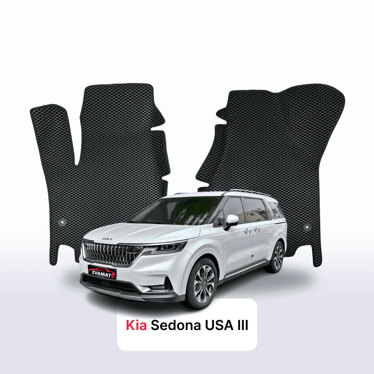 Fußmatten EVA für Kia Sedona USA III gen 2014-2020 Jahr MINIVAN