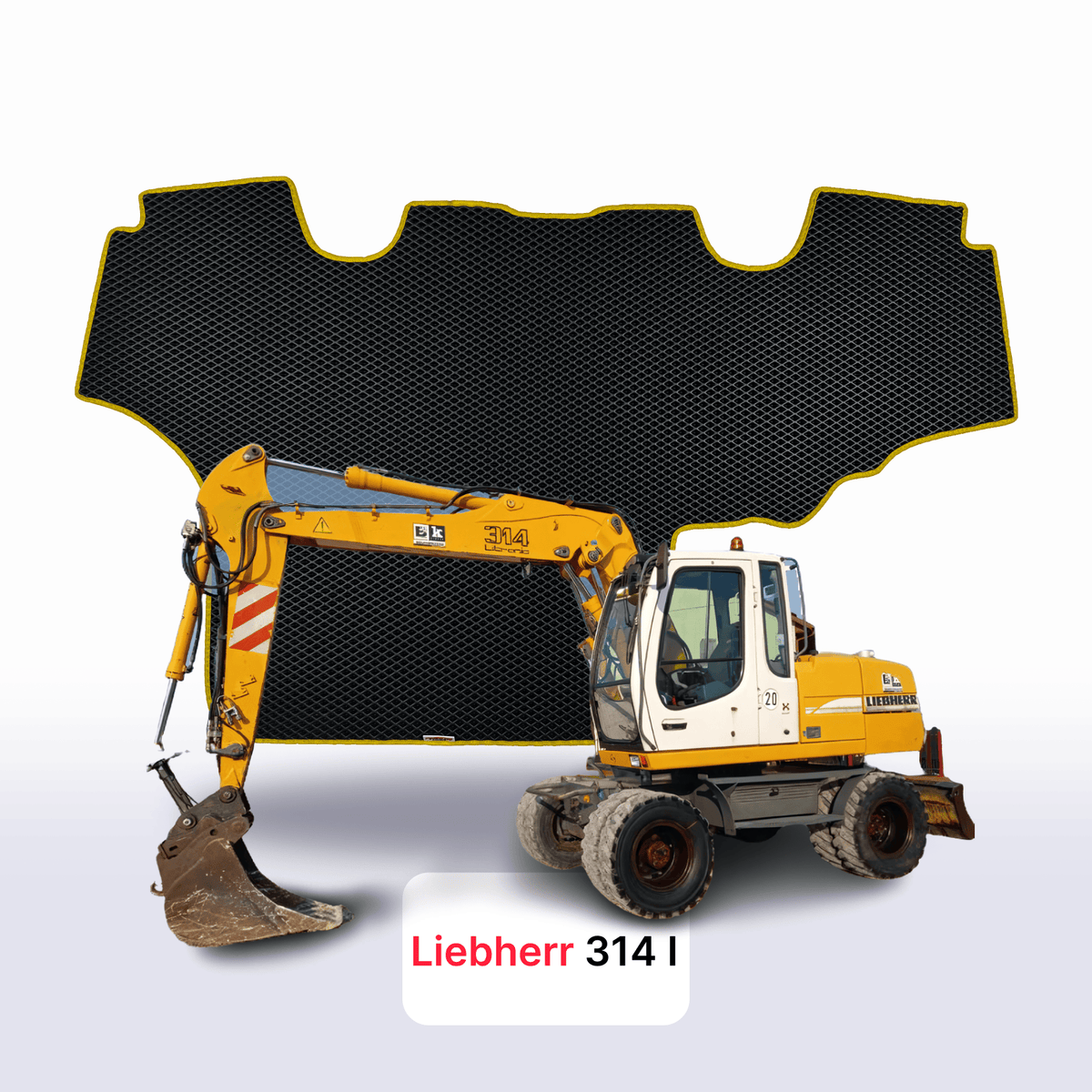 Fußmatten EVA für Liebherr 314 1 Gen 2007-2012 Jahr DIGGER