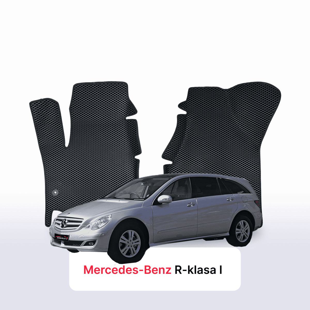 Fußmatten EVA für Mercedes-Benz R-klasa (W251) 2005-2013 Jahr LONG MINIVAN 6 sitzer