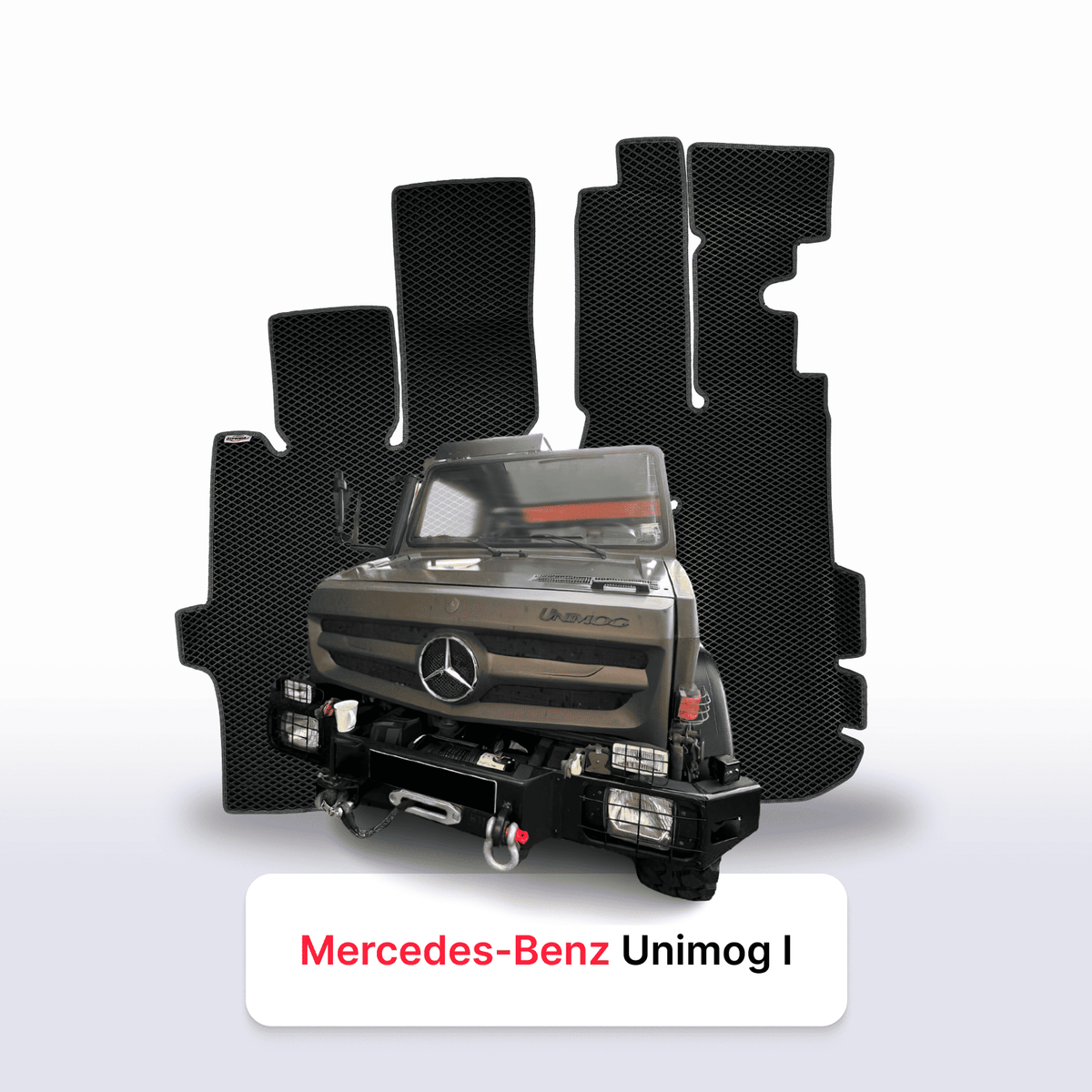 Fußmatten EVA für Mercedes-Benz Unimog U4000 1 gen 2003-2013 Jahr LKW