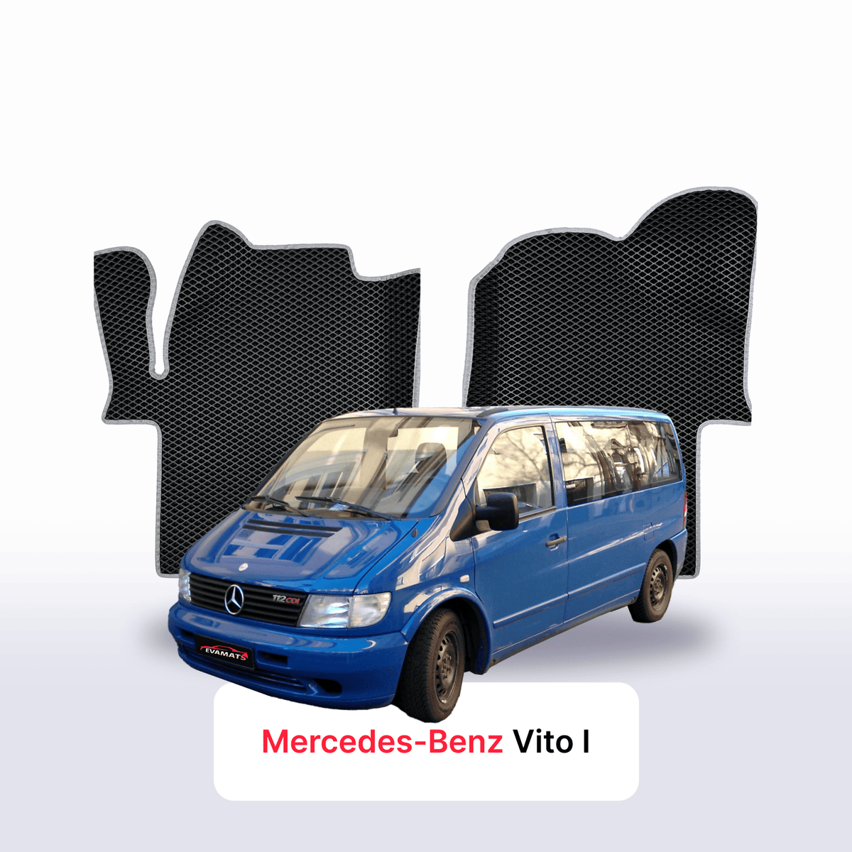 Fußmatten EVA für Mercedes-Benz Vito 1 gen (W638) 1996-2003 Jahr MINIVAN