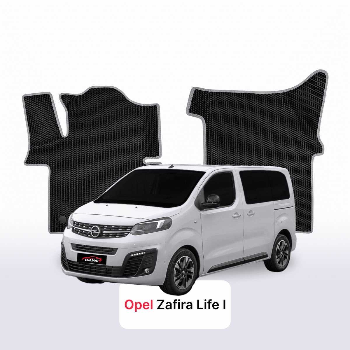 Fußmatten EVA für Opel Zafira Life 1 gen 2019-2027 Jahr MINIVAN S