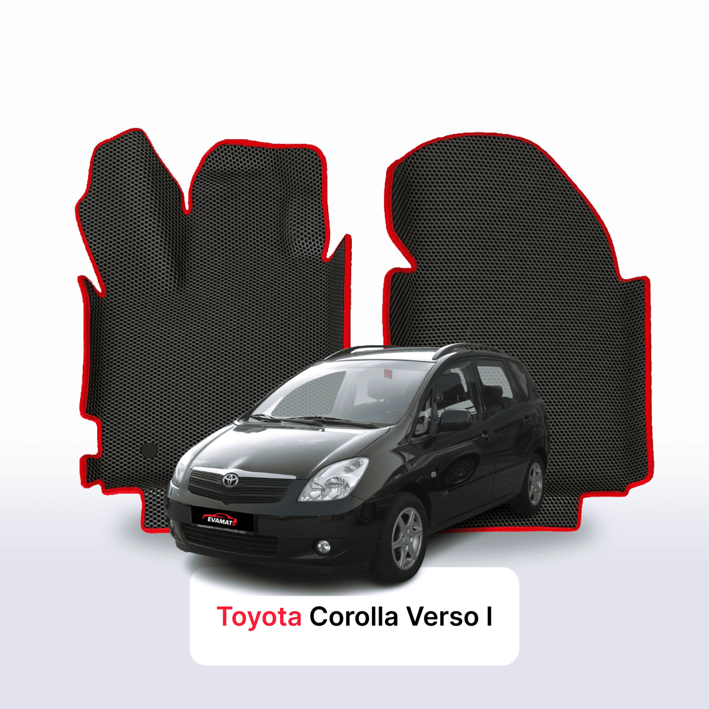 Fußmatten EVA für Toyota Corolla Verso 1 gen 2001-2004 Jahr MINIVAN