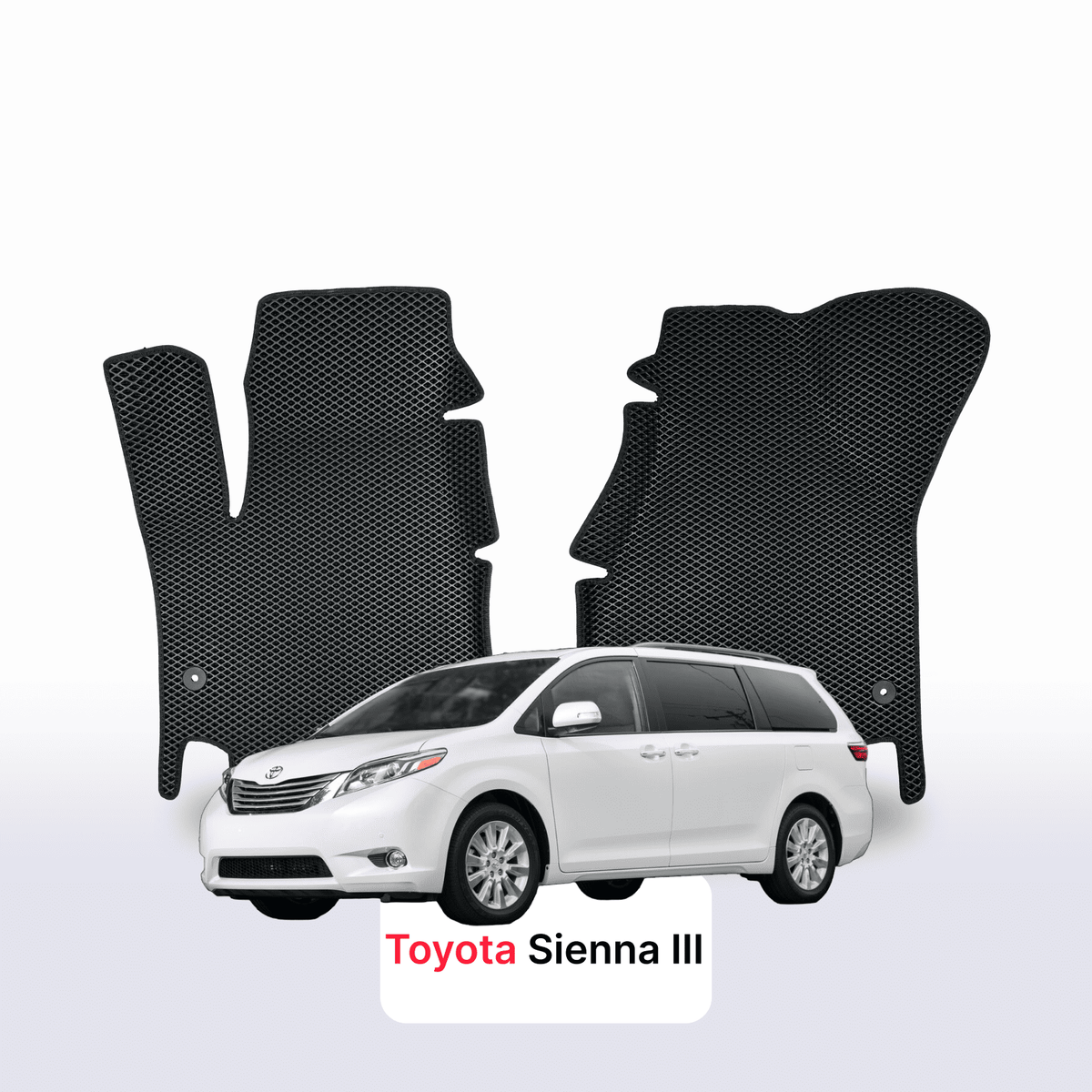 Fußmatten EVA für Toyota Sienna 3 gen 2010-2020 Jahr MINIVAN