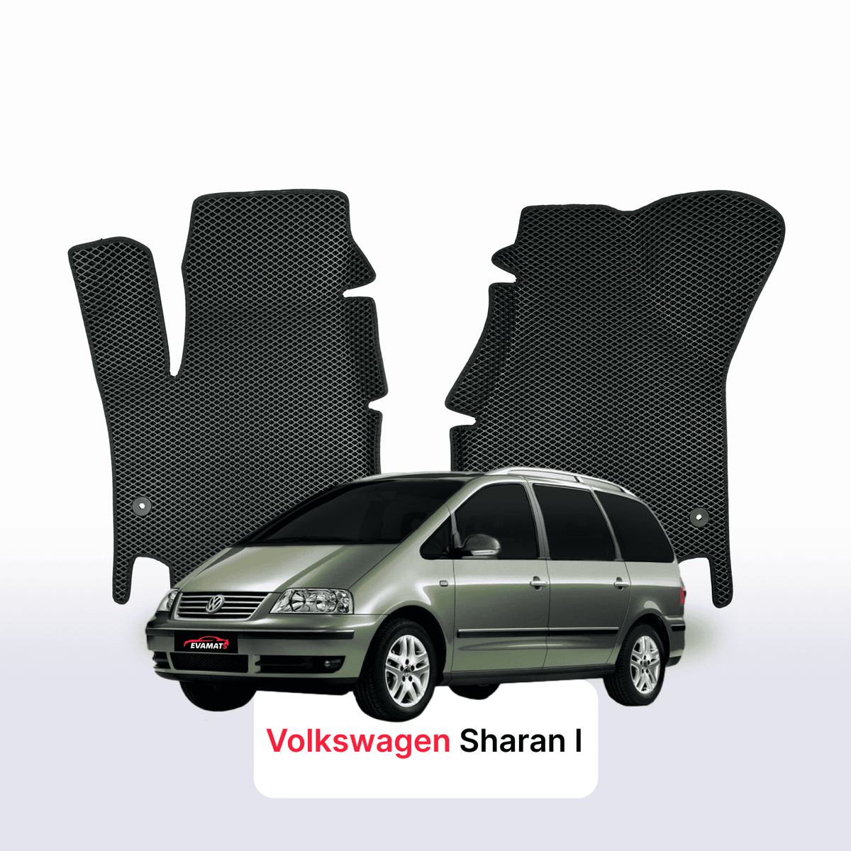 Fußmatten EVA für Volkswagen Sharan facelift I gen 2000-2010 Jahr MINIVAN