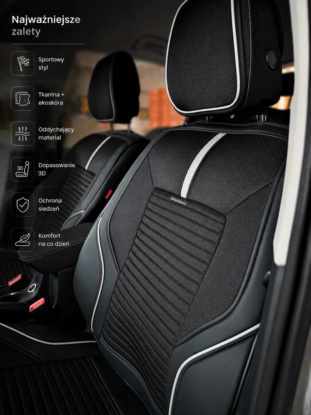 Sportliche 5D Premium-Autositzbezüge - Bild 2