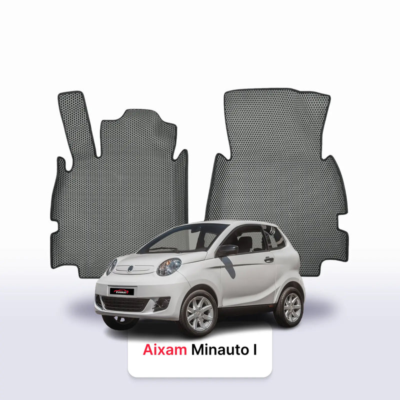 Fußmatten EVA für Aixam Minauto 1 gen 2017-2028 jahr SCHÄGHECK 3 türer
