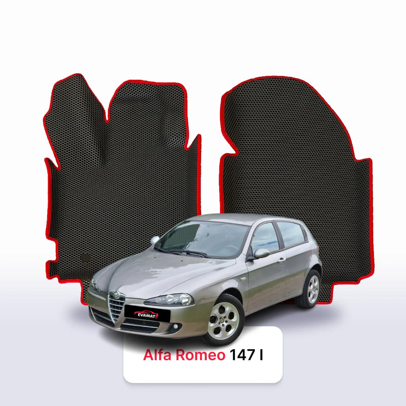 Fußmatten EVA für Alfa Romeo 147 1 gen 2000-2010 jahr SCHÄGHECK 5 türer