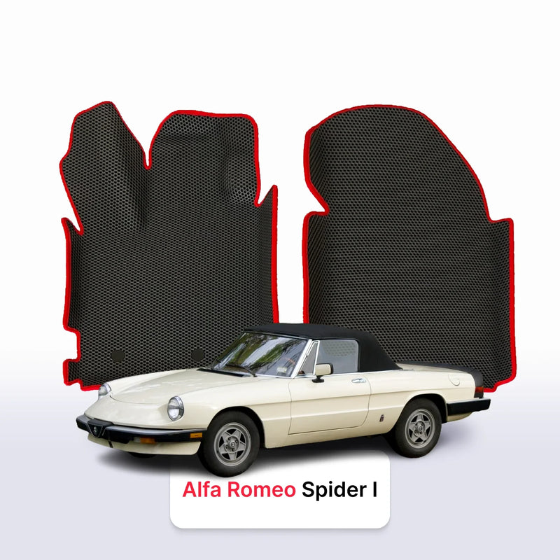 Fußmatten EVA für Alfa Romeo Spider 1 gen 1966-1994 jahr CABRIO
