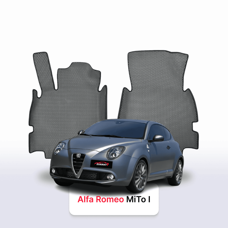 Fußmatten EVA für Alfa Romeo MiTo 1 gen 2008-2018 jahr SCHÄGHECK 3 türer