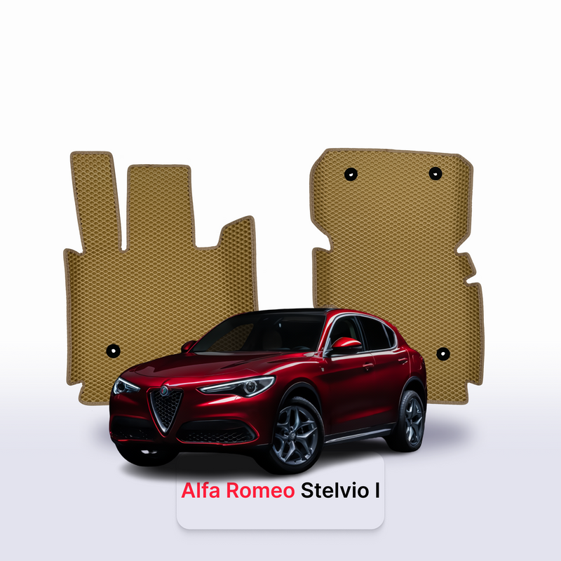 Fußmatten EVA für Alfa Romeo Stelvio 1 gen 2016-2028 jahr SUV