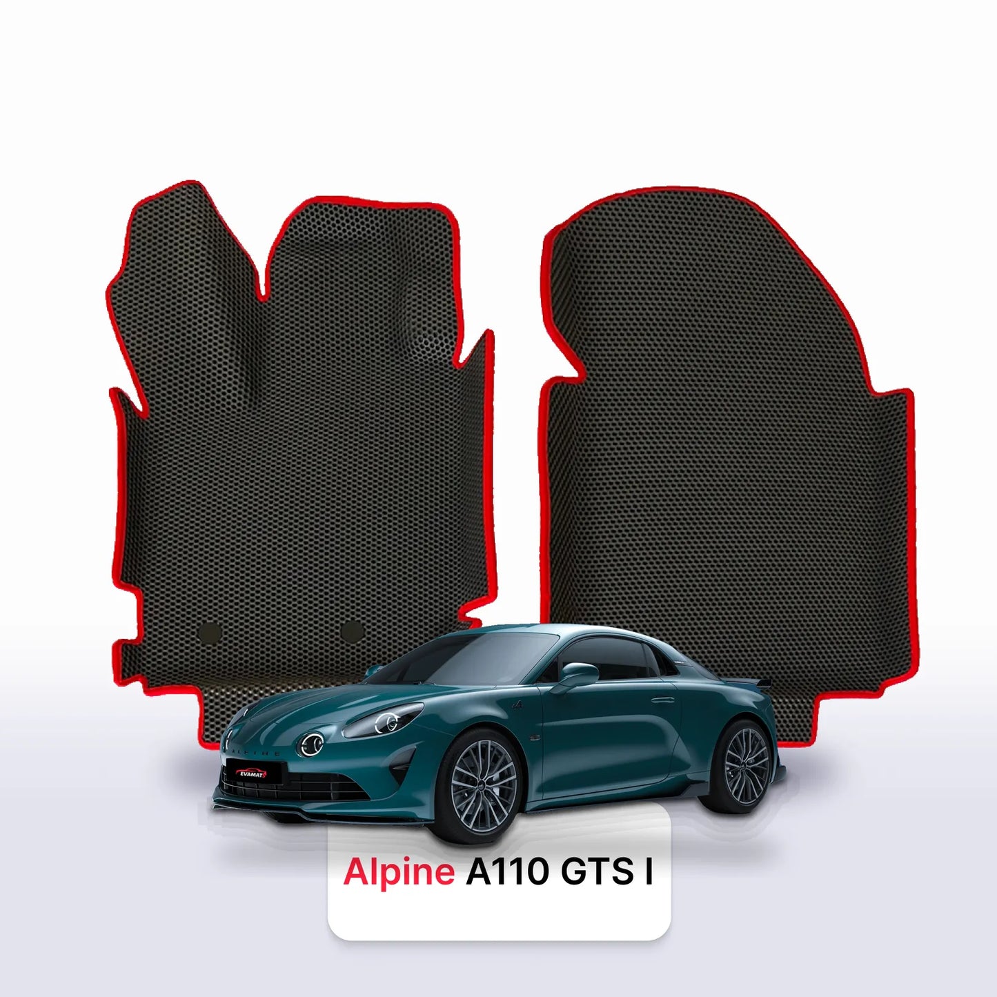 Fußmatten EVA für Alpine A110 GTS 1 gen 2017-2026 Jahr COUPE