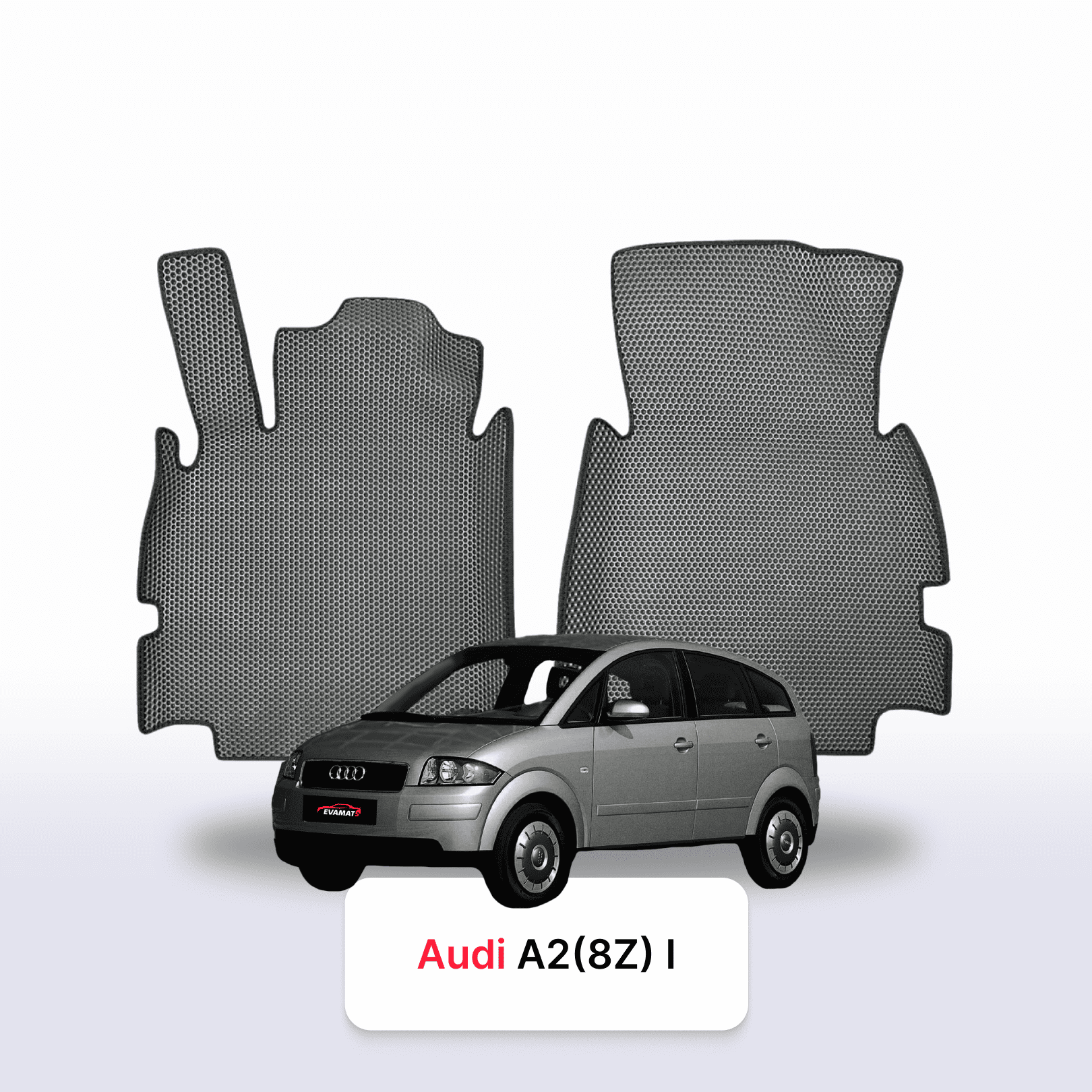 Fußmatten EVA für Audi A2(8Z) 1 gen 1999-2007 jahr SCHÄGHECK 5 türer