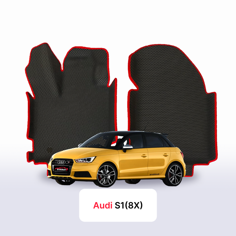 Fußmatten EVA für Audi S1 (8X) 1 gen 2014-2018 jahr SCHÄGHECK
