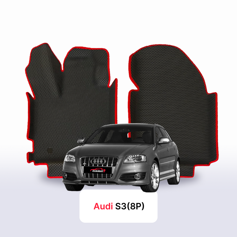 Fußmatten EVA für Audi S3 (8P) 2 gen 2006-2012 jahr SCHÄGHECK