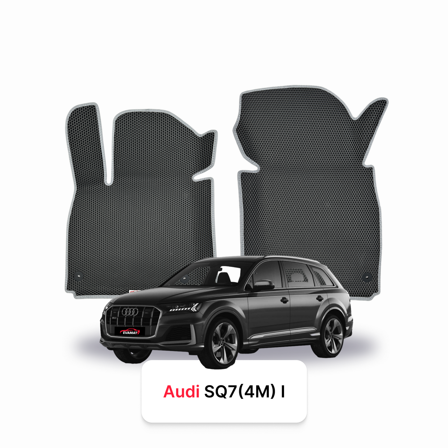 Fußmatten EVA für Audi SQ7 (4M) 1 gen 2016-2027 jahr SUV 7 sitzer