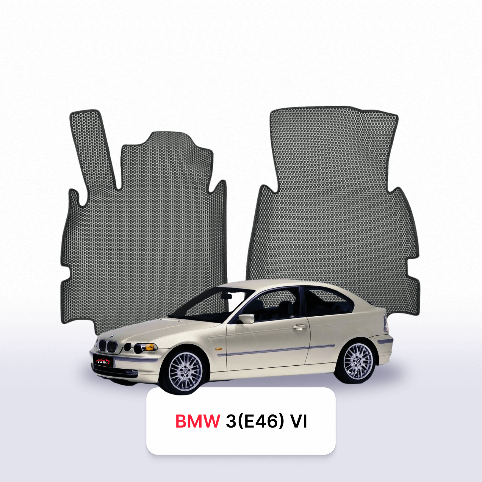 Fußmatten EVA für BMW 3(E46) 4 gen 2001-2007 jahr COMPACT SCHÄGHECK 3 türer