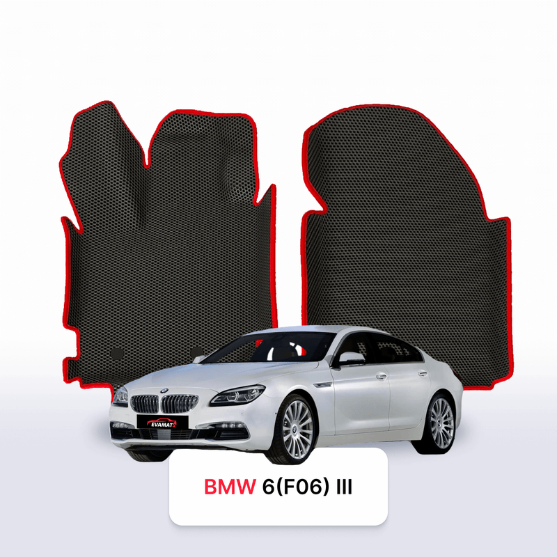Fußmatten EVA für BMW 6 (F06) 3 gen 2011-2019 jahr GRAN COUPE LIMOUSINE