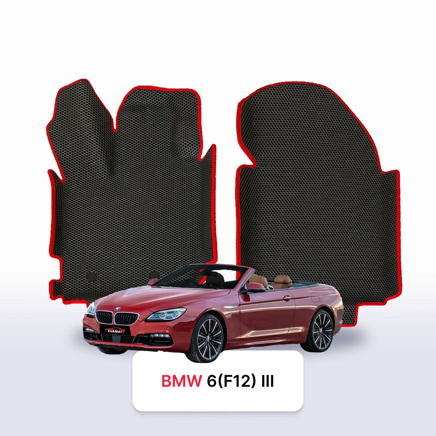Fußmatten EVA für BMW 6 (F12) 3 gen 2011-2019 jahr CABRIO
