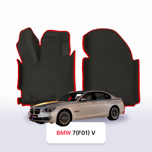 Fußmatten EVA für BMW 7 (F01) 5 gen 2008-2015 Jahr LIMOUSINE + EVA-Fersenpolster