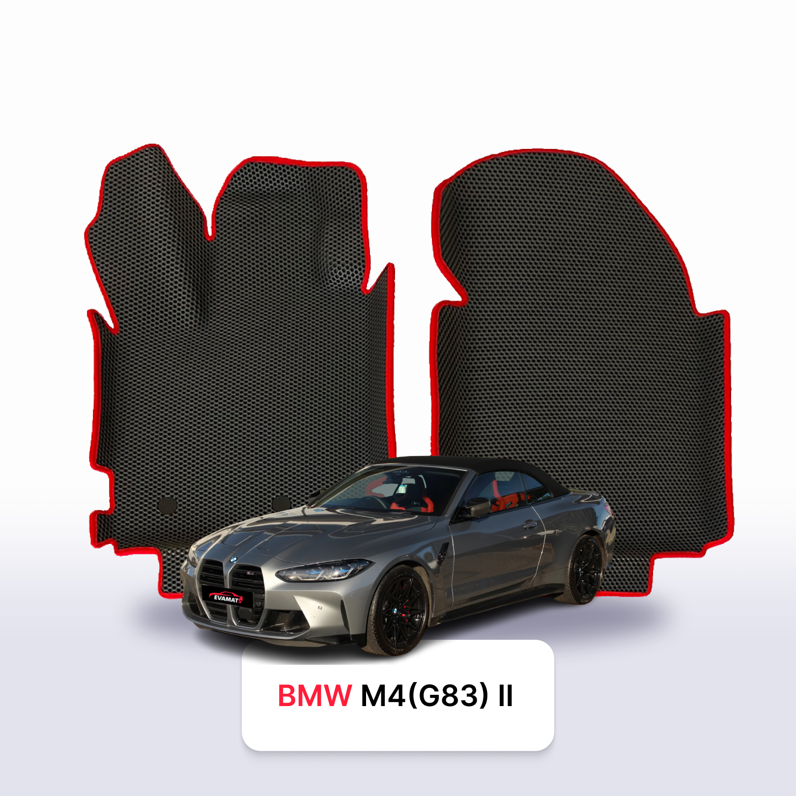 Fußmatten EVA für BMW M4(G83) 2 gen 2020-2024 jahr CABRIO