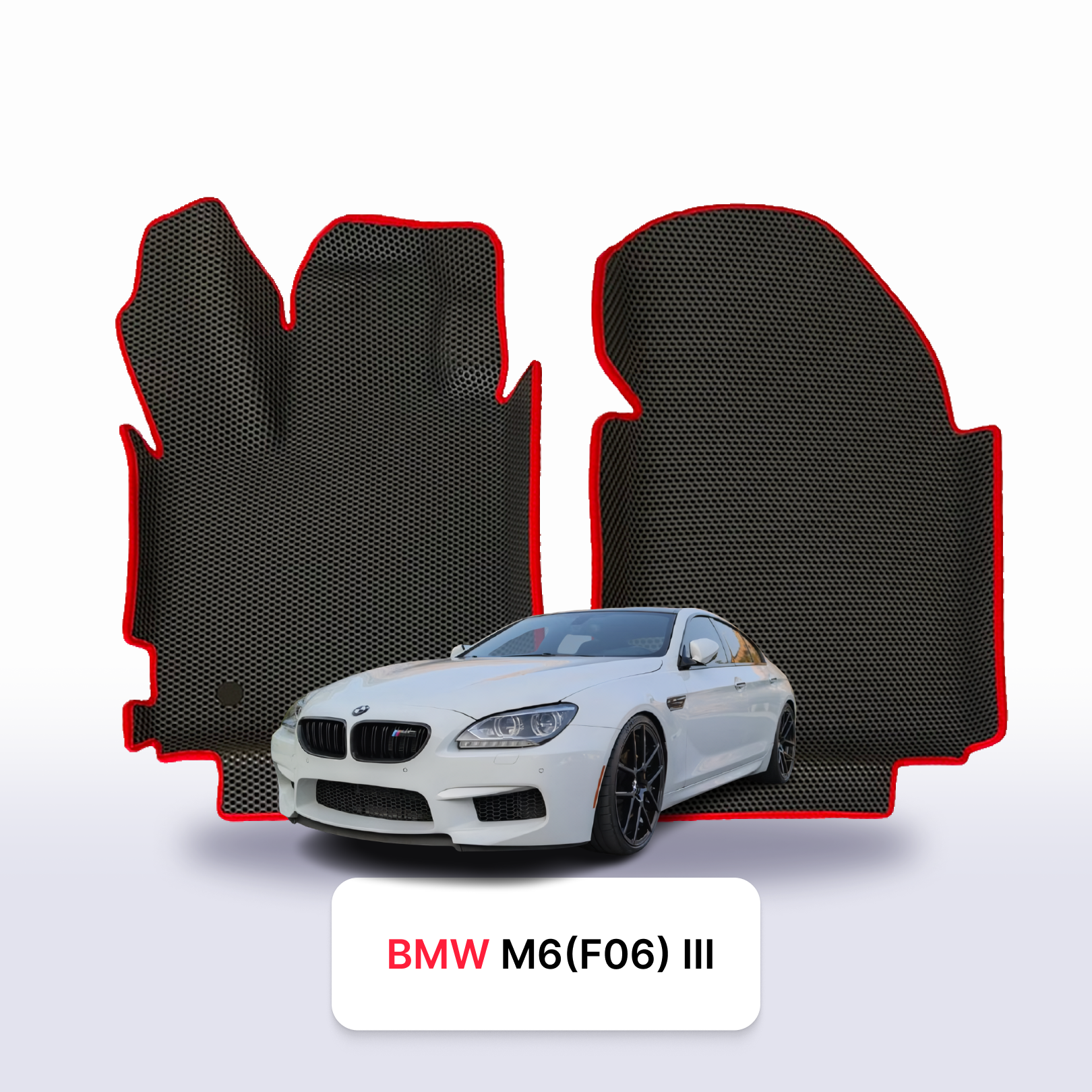Fußmatten EVA für BMW M6(F06 Gran Coupe) 3 gen 2012-2019 jahr LIMOUSINE