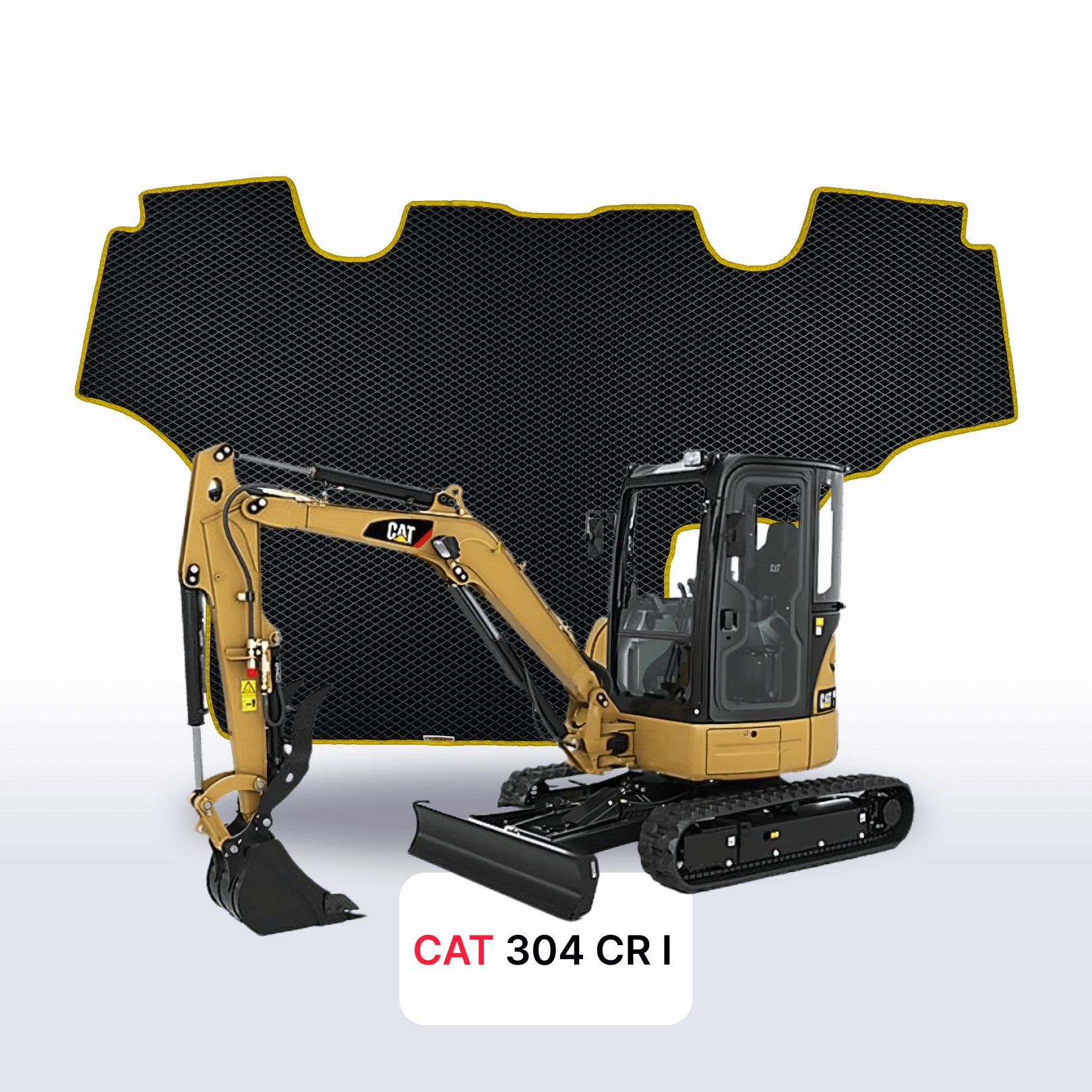 Fußmatten EVA für CAT 304 CR 1 gen 2002-2006 jahr BAGGER