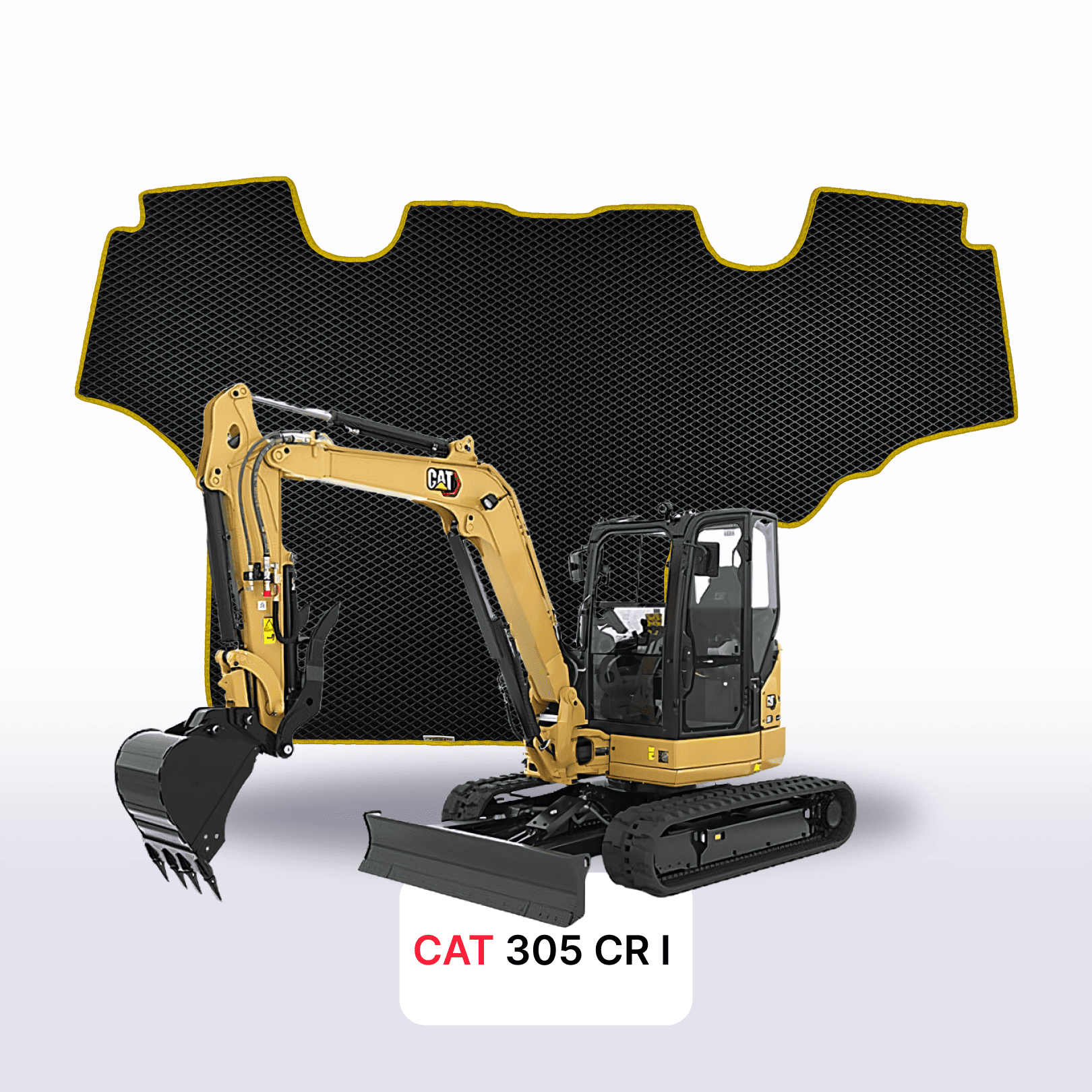Fußmatten EVA für CAT 305 CR 1 gen 2003-2006 jahr BAGGER