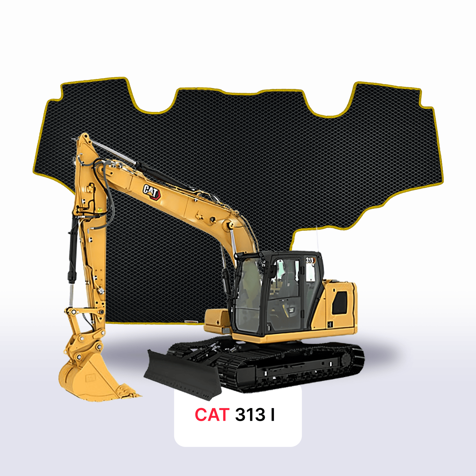 Fußmatten EVA für CAT 313 1 gen 2007-2025 jahr BAGGER