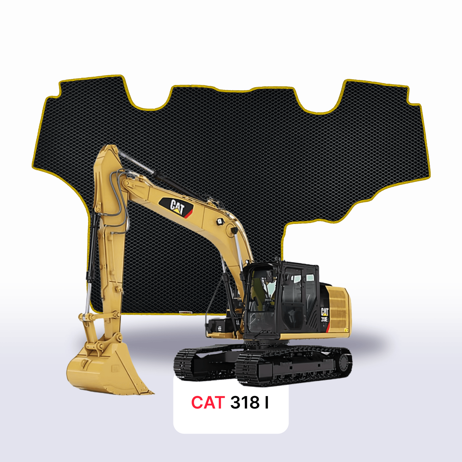 Fußmatten EVA für CAT 318 1 gen 2007-2028 jahr BAGGER
