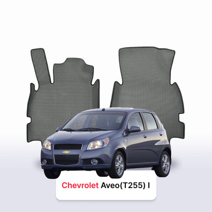 Fußmatten EVA für Chevrolet Aveo(T255) 1 gen 2005-2012 jahr SCHÄGHECK 5 türer