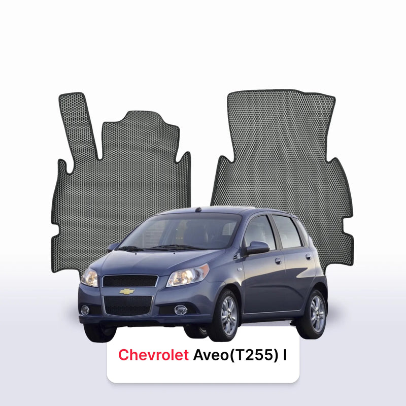 Fußmatten EVA für Chevrolet Aveo(T255) 1 gen 2005-2012 jahr SCHÄGHECK 5 türer