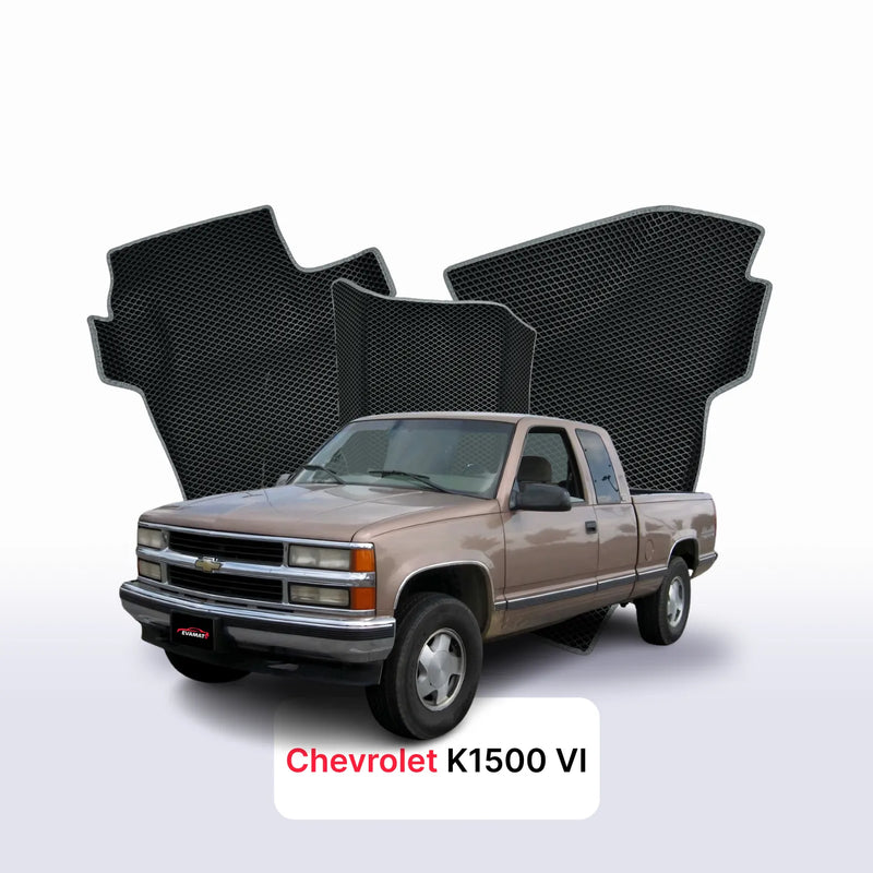 Fußmatten EVA für Chevrolet K1500 4 gen 1988-2003 jahr Pick-Up extrakabine