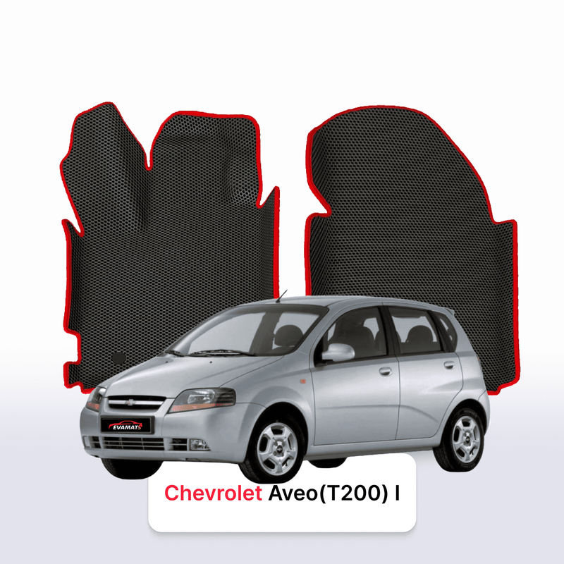 Fußmatten EVA für Chevrolet Aveo(T200) 1 gen 2002-2011 jahr SCHÄGHECK 5 türer