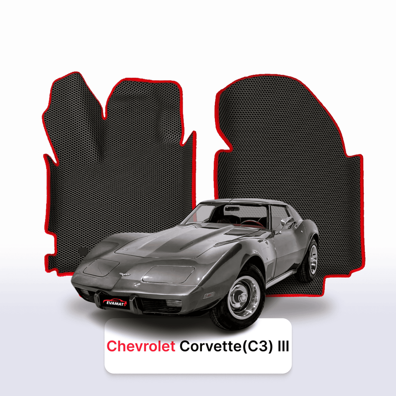 Fußmatten EVA für Chevrolet Corvette(C3) 3 gen 1967-1982 jahr TARGA