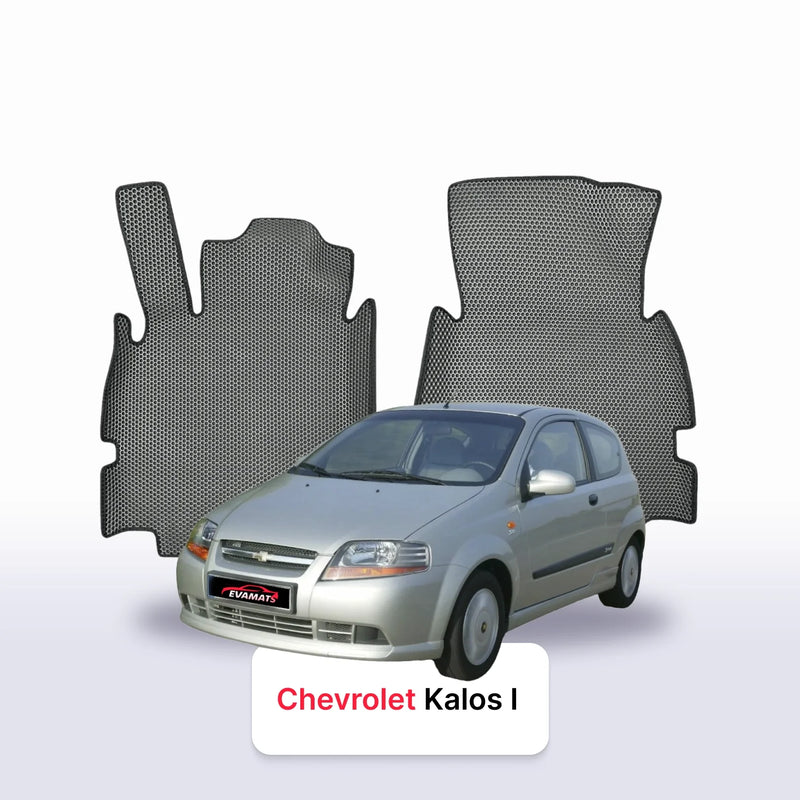 Fußmatten EVA für Chevrolet Kalos 1 gen 2003-2008 jahr SCHÄGHECK 3 türer