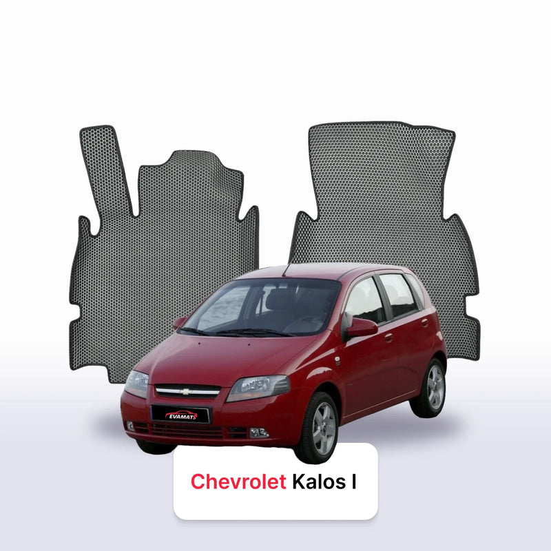 Fußmatten EVA für Chevrolet Kalos 1 gen 2003-2008 jahr SCHÄGHECK 5 türer