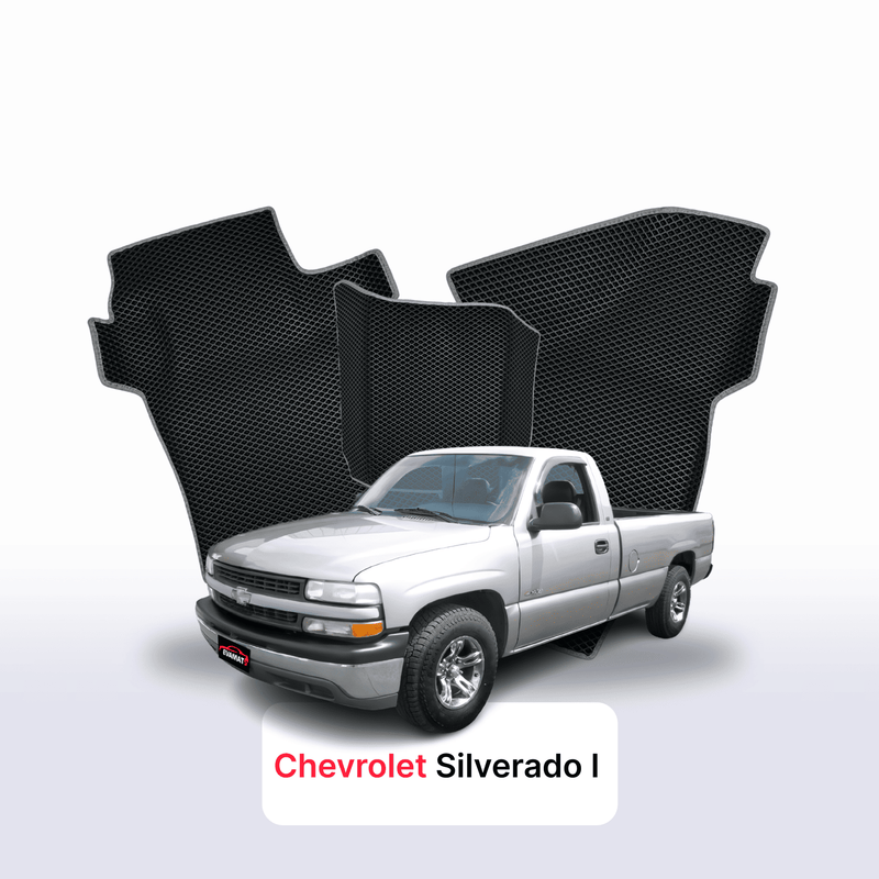 Fußmatten EVA für Chevrolet Silverado(GMT800) 1 gen 1998-2007 jahr PICK-UP einzelkabine