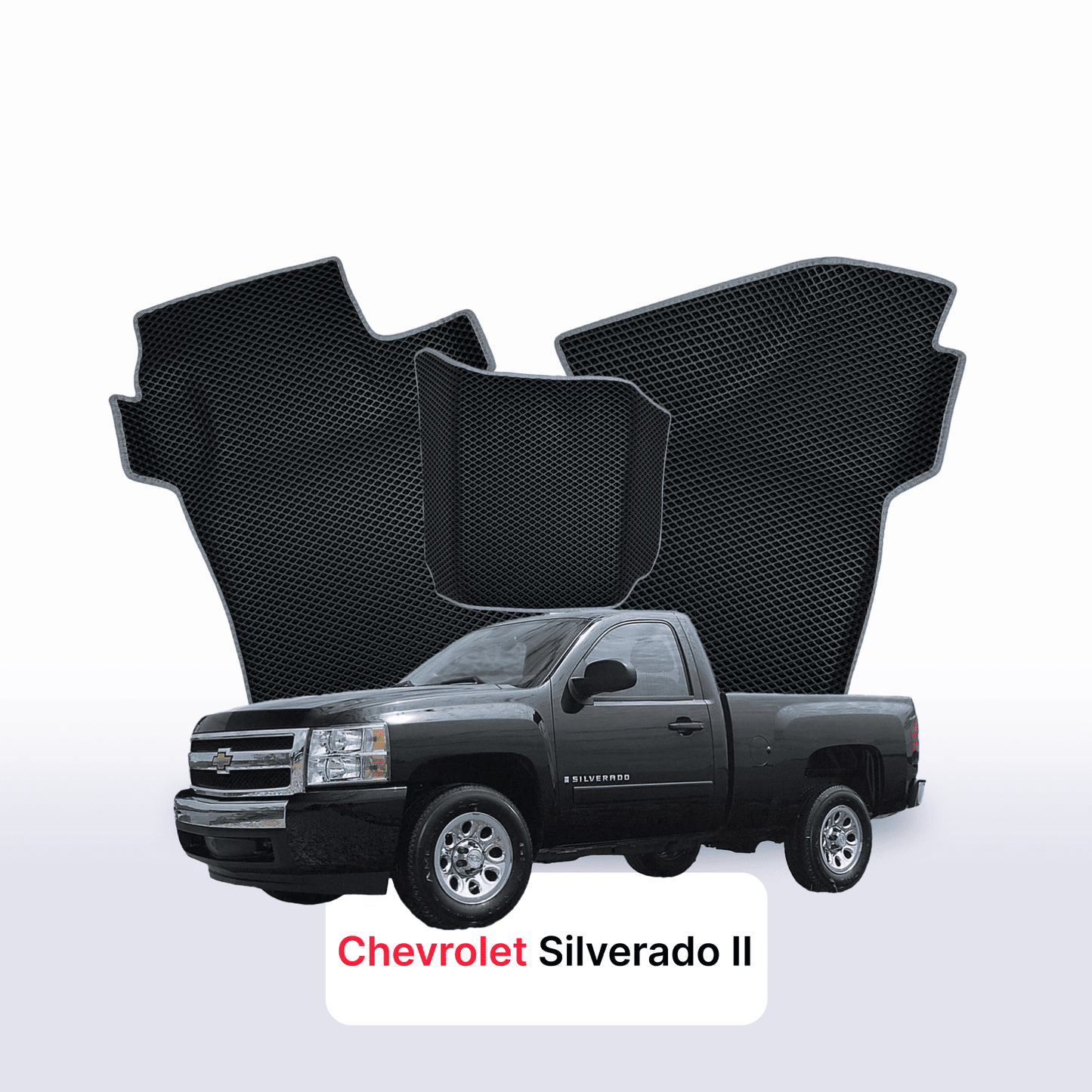 Fußmatten EVA für Chevrolet Silverado(GMT900) 2 gen 2007-2013 jahr PICK-UP einzelkabine