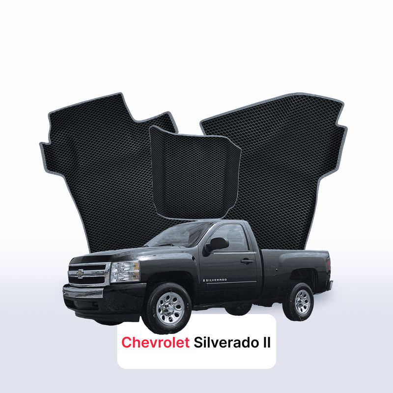 Fußmatten EVA für Chevrolet Silverado(GMT900) 2 gen 2007-2013 jahr PICK-UP einzelkabine
