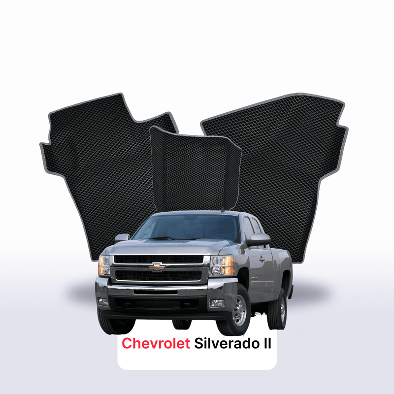 Fußmatten EVA für Chevrolet Silverado(GMT900) 2 gen 2007-2013 jahr PICK-UP extrakabine