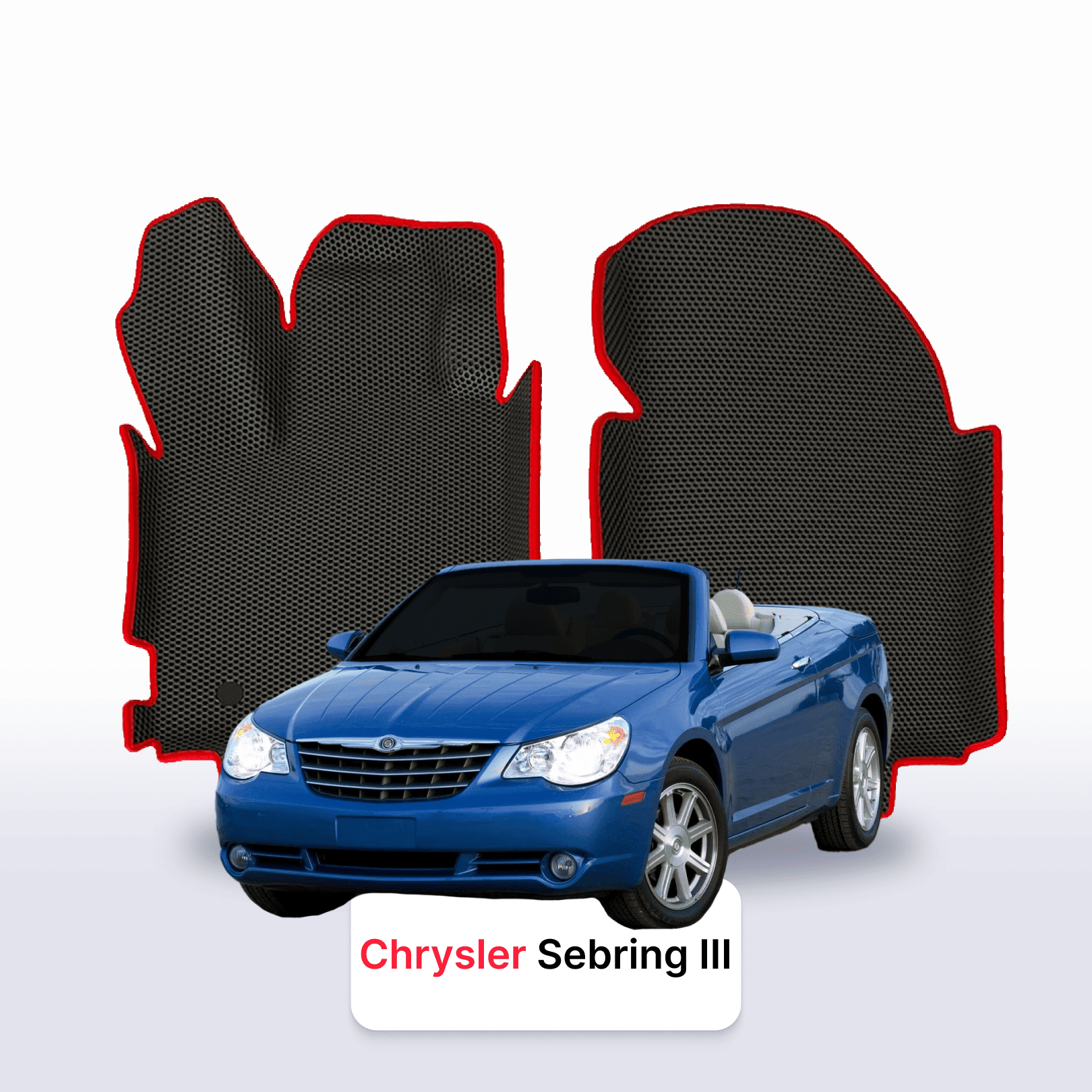 Fußmatten EVA für Chrysler Sebring 3 gen 2006-2010 jahr CABRIO