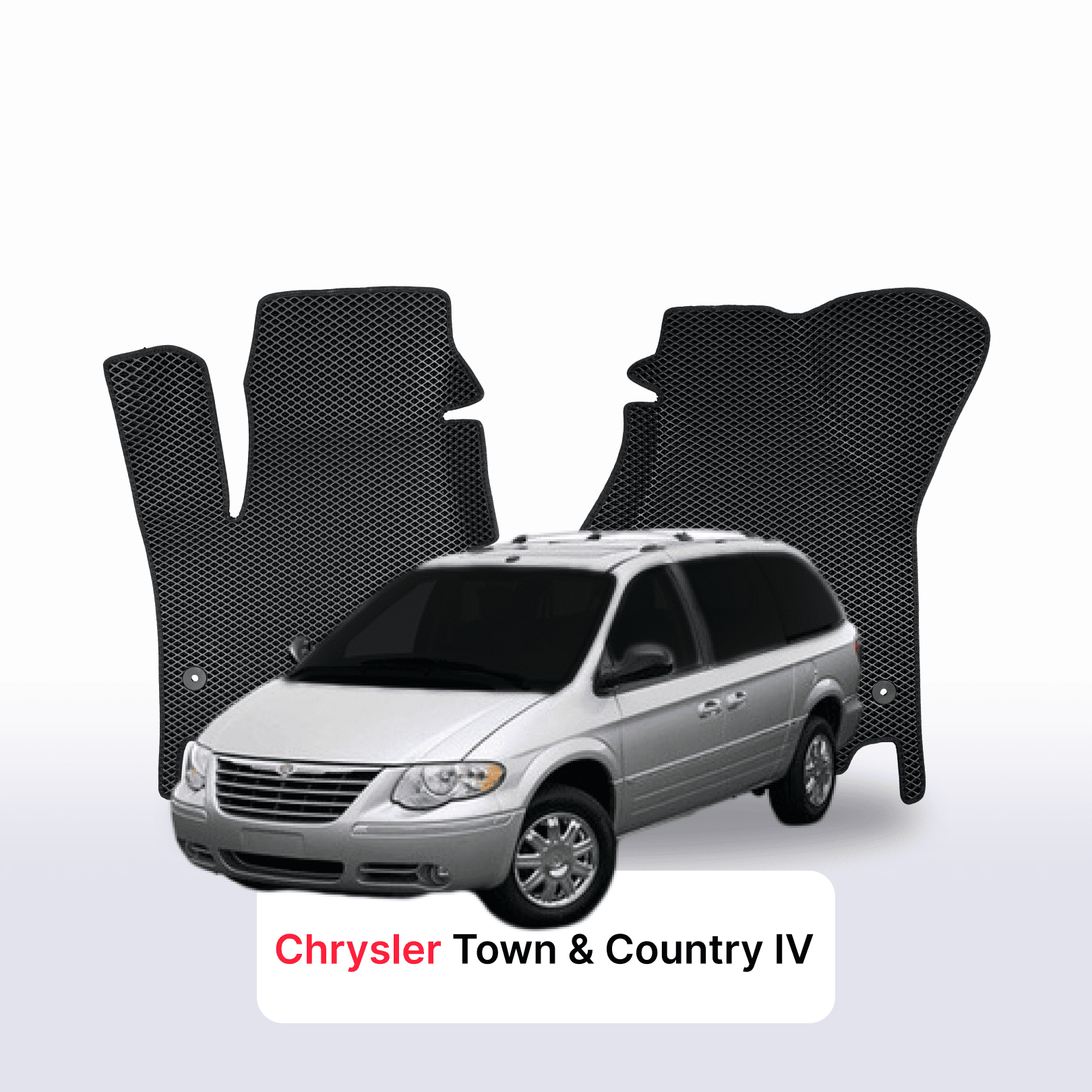 Fußmatten EVA für Chrysler Town & Country 4 gen 2000-2007 jahr MINIVAN