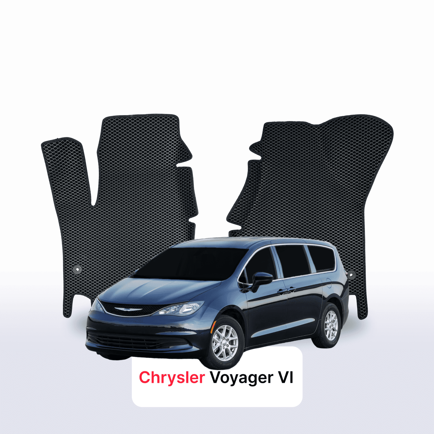 Fußmatten EVA für Chrysler Voyager 6 gen 2019-2028 jahr MINIVAN